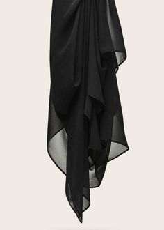 Black Georgette Hijab