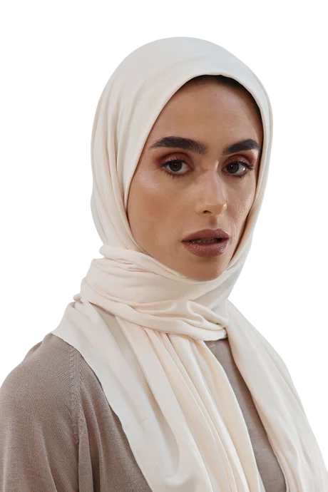 Jersey Hijab - Vanilla