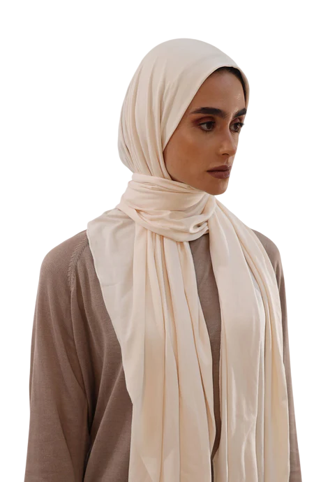 Jersey Hijab - Vanilla