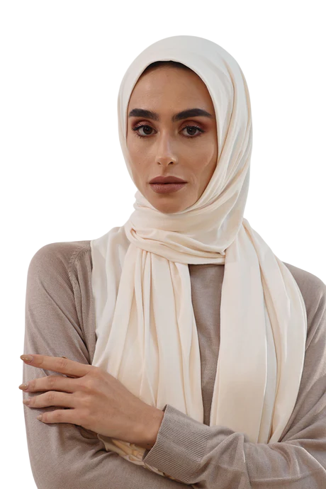 Jersey Hijab - Vanilla