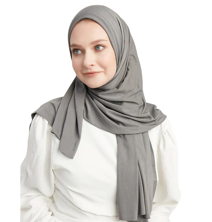 Jersey Hijab - Graphite