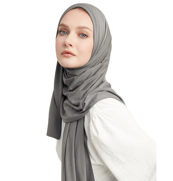 Jersey Hijab - Graphite