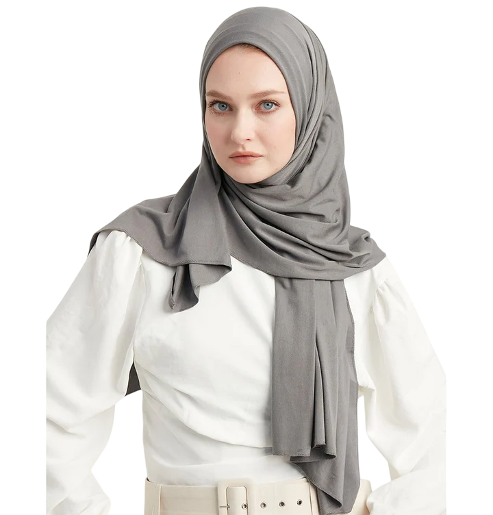 Jersey Hijab - Graphite