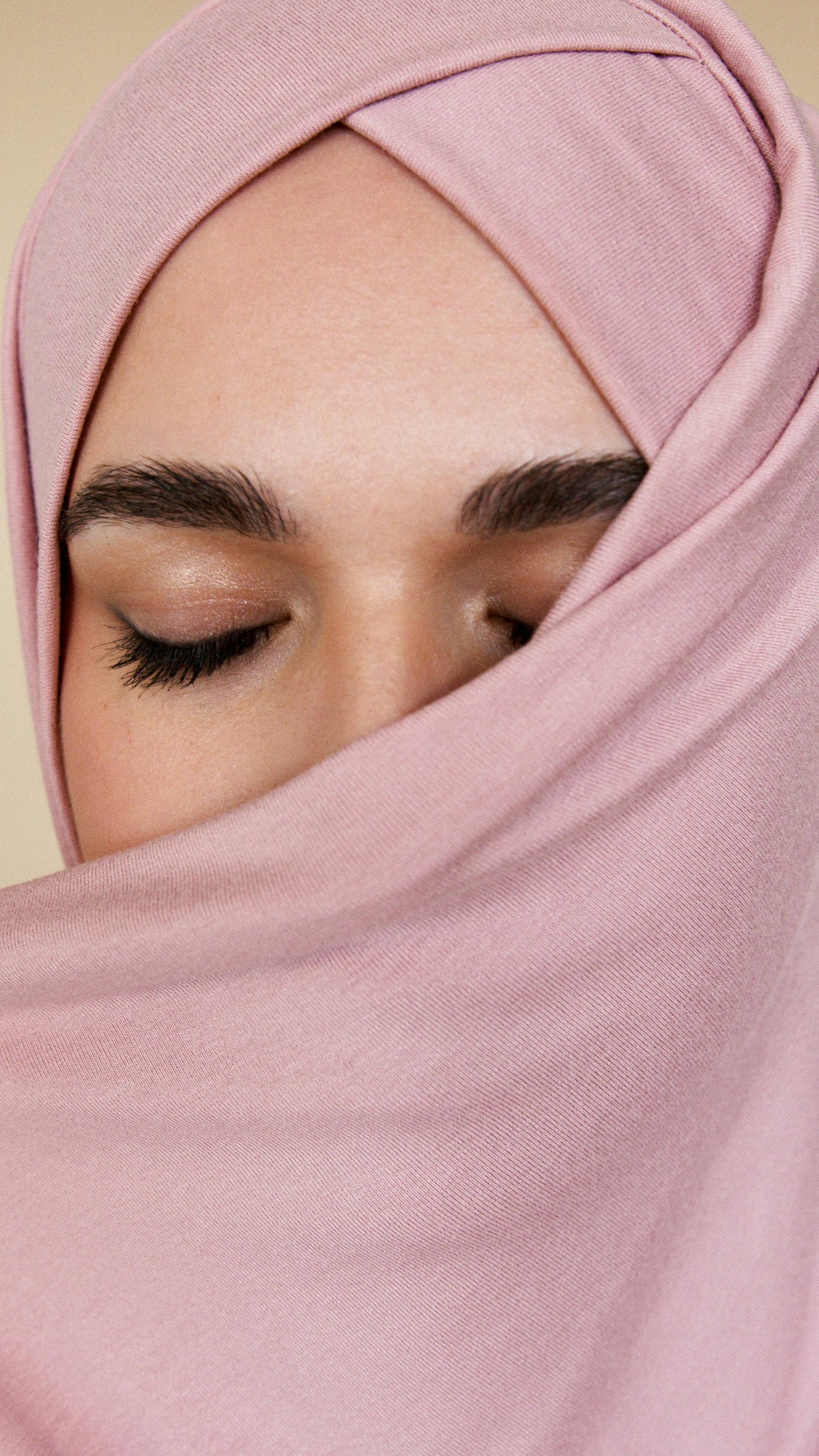 Jersey Hijab - Blush