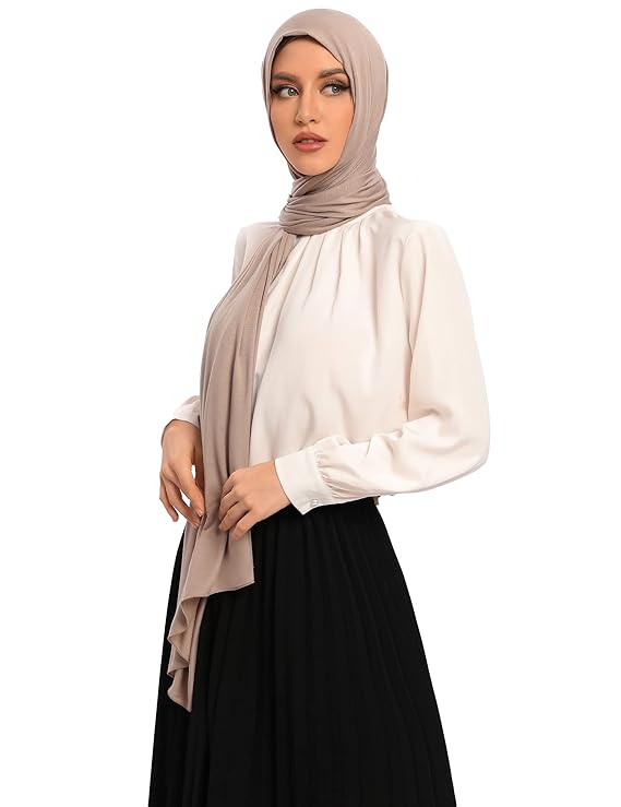 Jersey Hijab - Sand