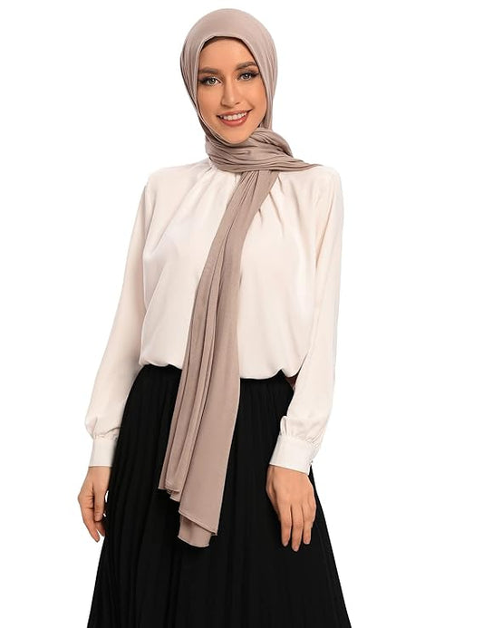 Jersey Hijab - Sand