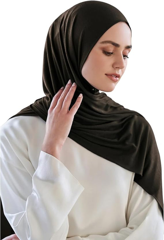Jersey Hijab - Black
