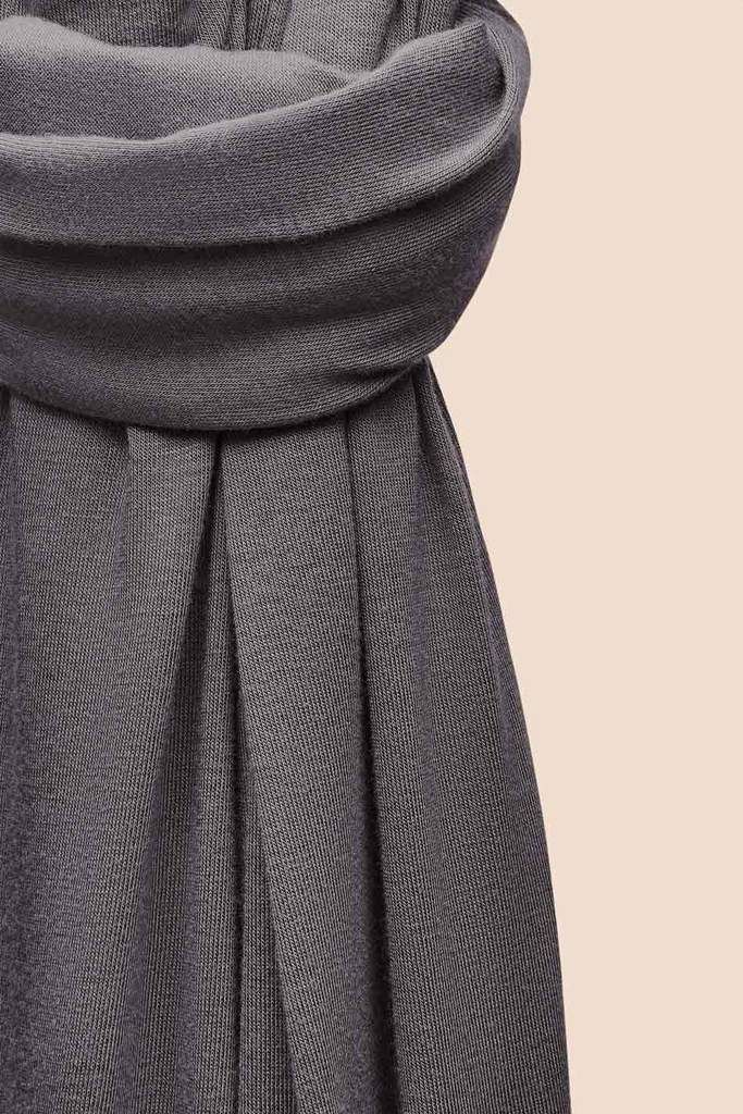 Jersey Hijab - Dark Grey